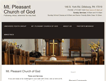 Tablet Screenshot of mtpleasanterc.org